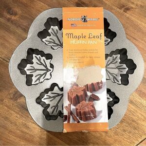 Nordic Ware Maple Leaf muffin pan